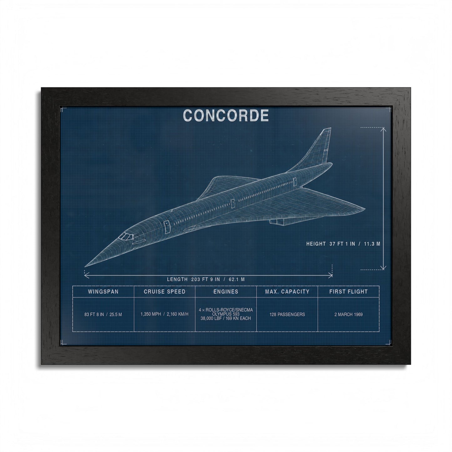 Concorde Framed Poster