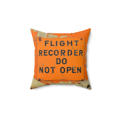 Flight Recorder Pillow