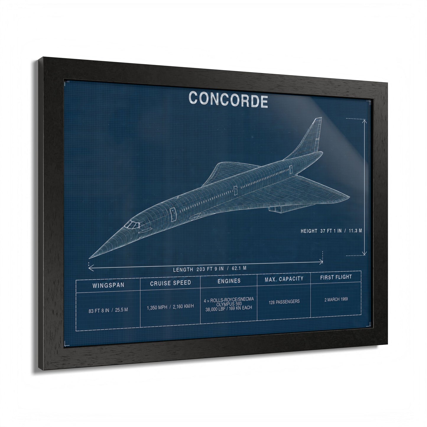 Concorde Framed Poster