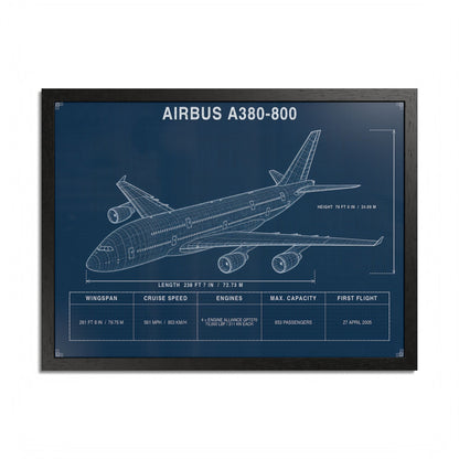 Airbus A380 Framed Poster