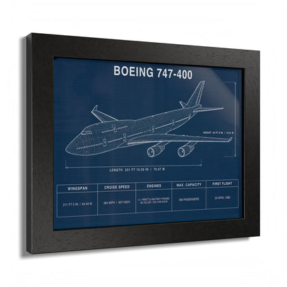 Boeing 747 Framed Poster