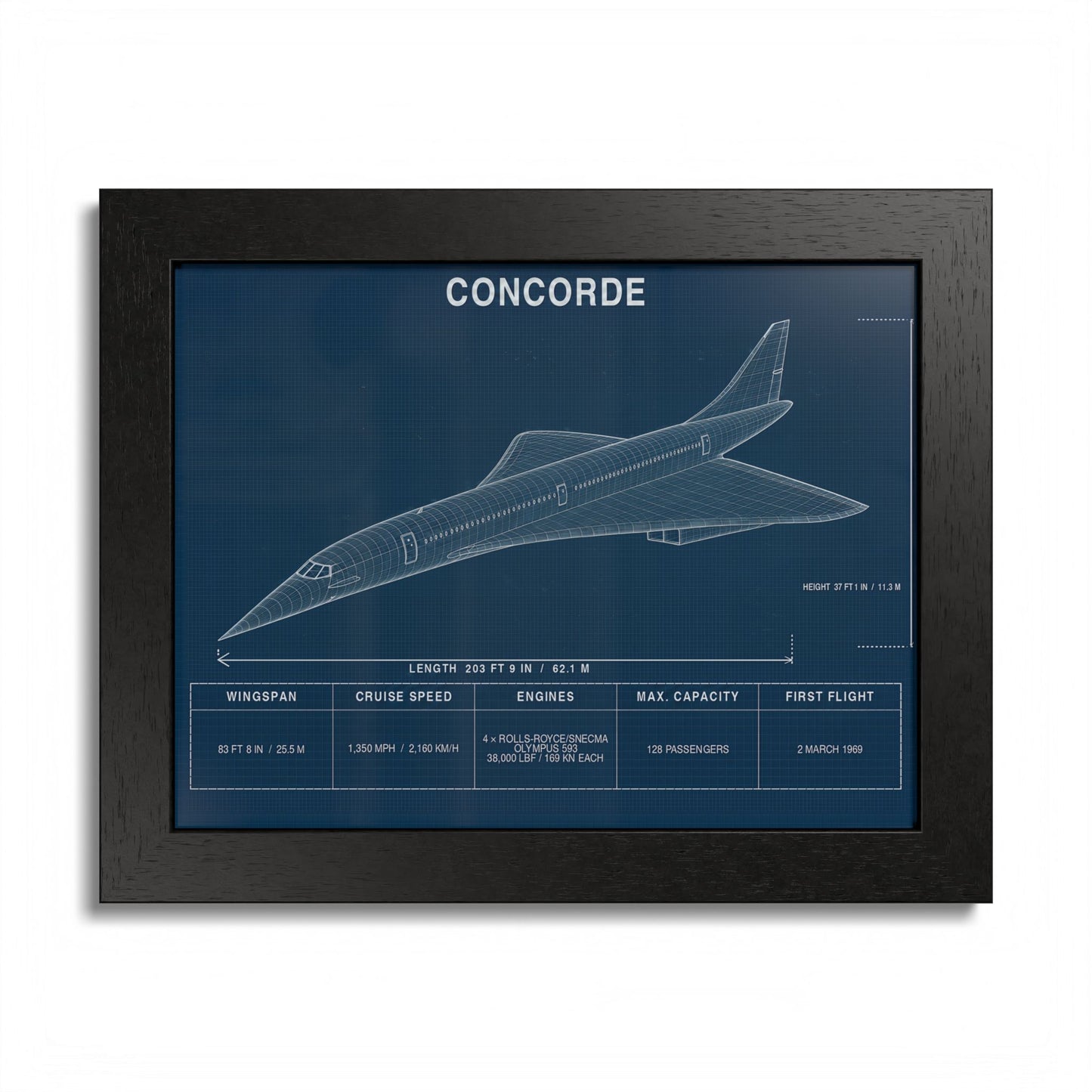 Concorde Framed Poster