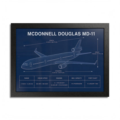 McDonnell Douglas MD-11 Framed Poster