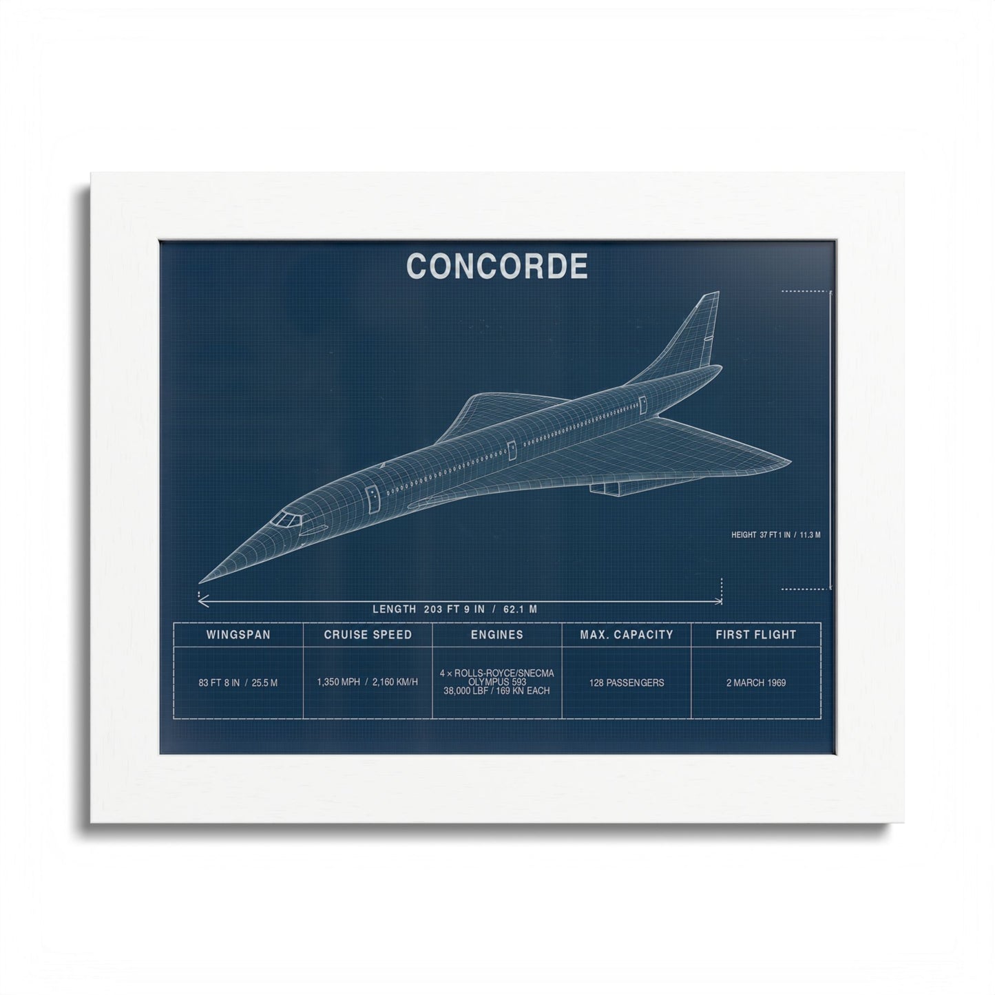 Concorde Framed Poster
