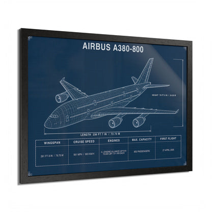 Airbus A380 Framed Poster